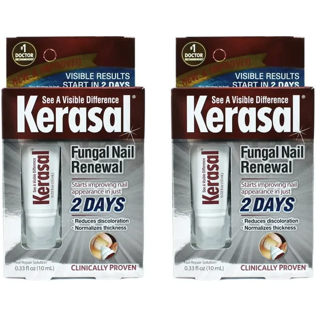 Kerasal Nail Fungus Treatment Clinically Proven Finger/Toe Nails Visible Results