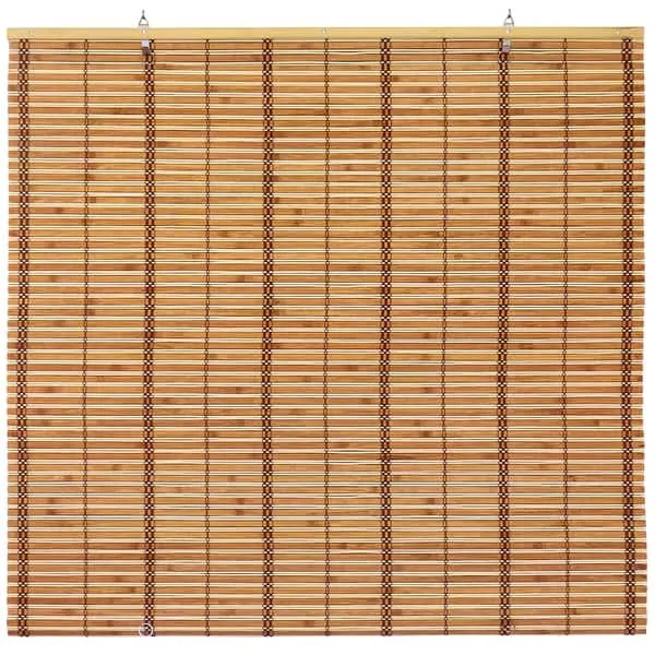 Burnt Bamboo Cordless Window Shade - Two-tone Honey - Bed Bath & Beyond - 32003033