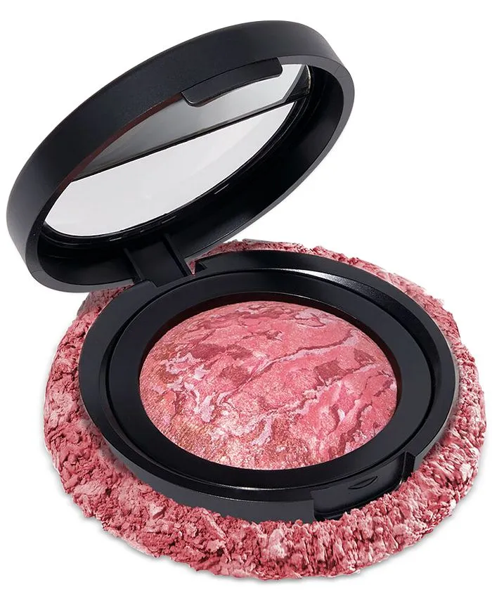 LAURA GELLER NEW YORK Baked Blush-n-Brighten Marbleized Blush- Raspberry Creamy Lightweight Matte Finish