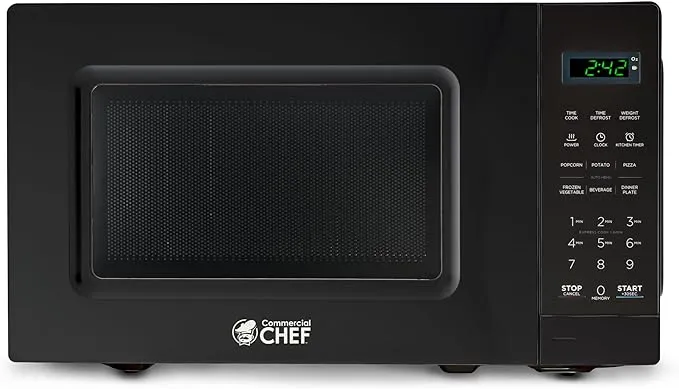 Commercial Chef 0.7 Cu. ft. Countertop Microwave Oven