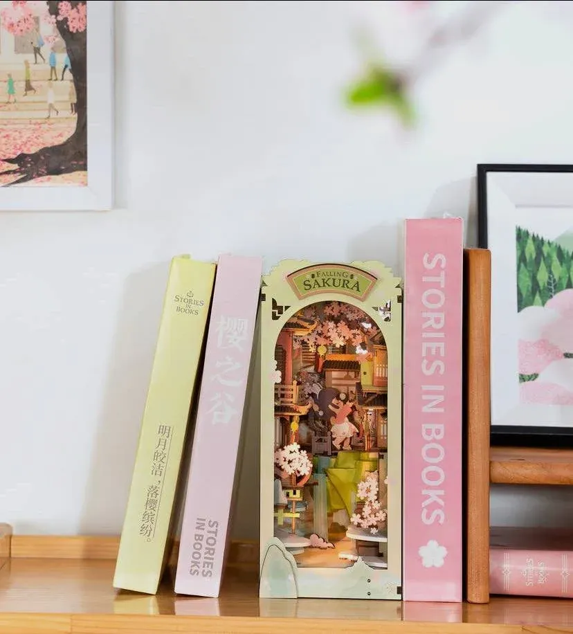 DIY Miniature House Book Nook Kit