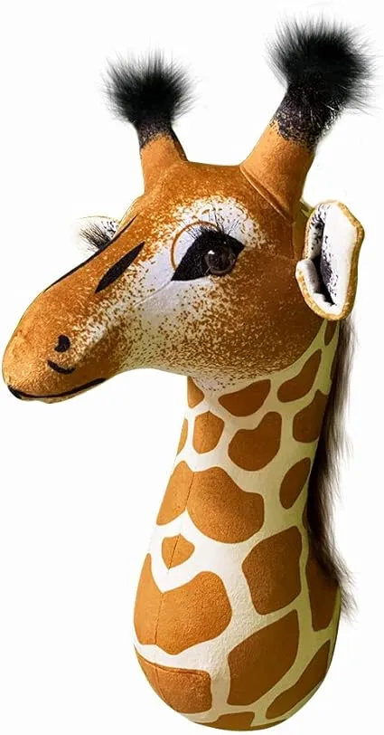 Woki Jungle Forest Giraffe Stuffed AnimalsWall Mount Giraffe Wall Decoration ...