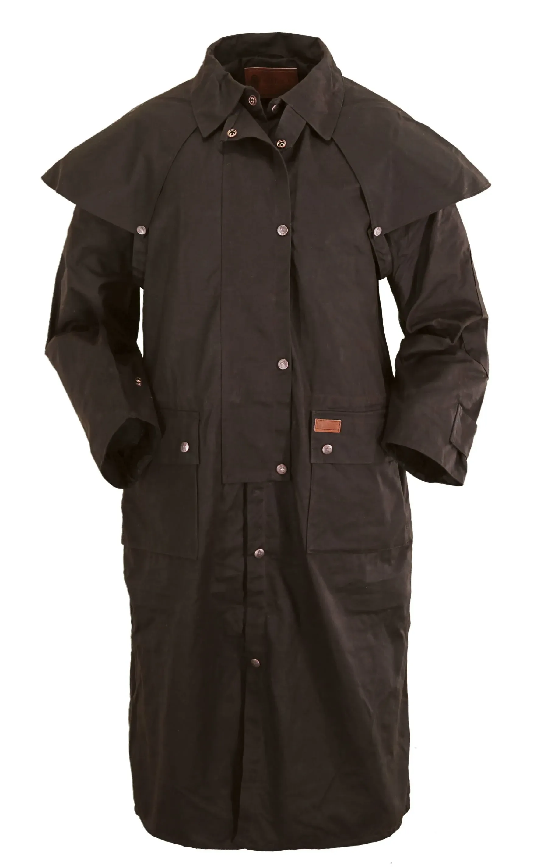 Men&#039;s Low Rider Long Oilskin Duster Coat