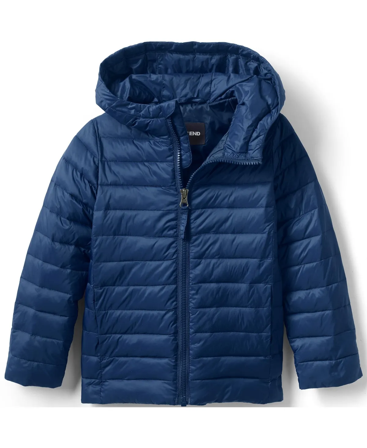 Kids Husky Lands' End ThermoPlume Packable Hooded Jacket