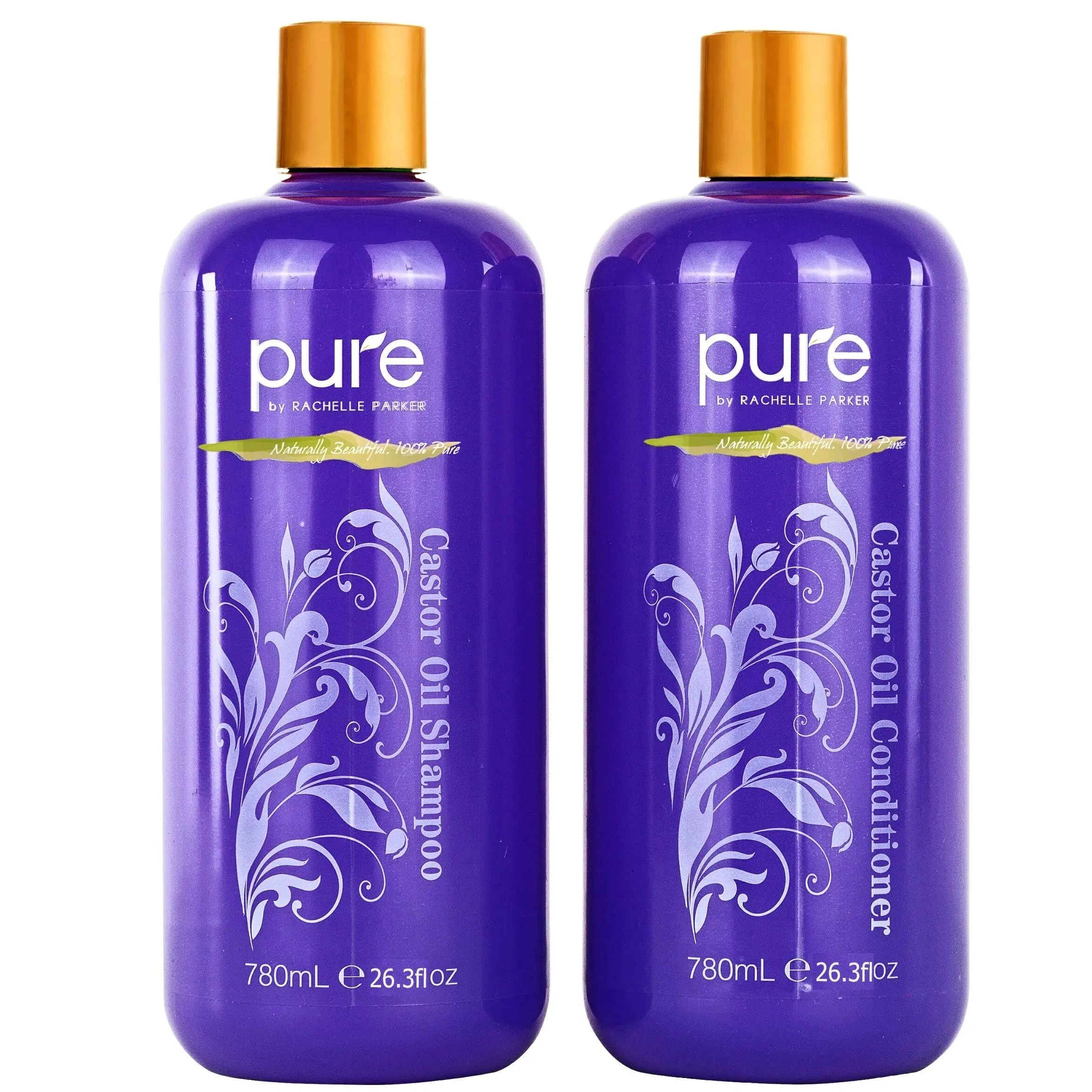 Pure Parker Ultra Volumizing Growth Stimulating Castor Oil Shampoo & Conditioner Set