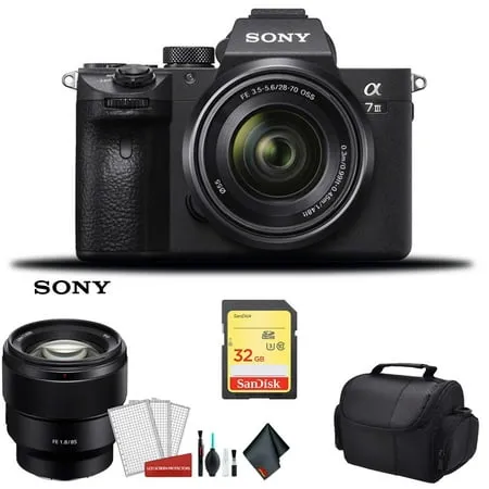 Sony Alpha a7 III Mirrorless Digital Camera Lens