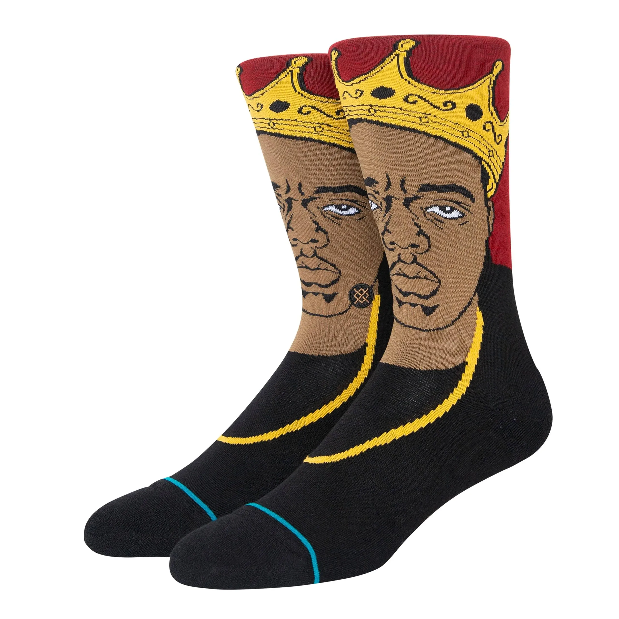 NEW! The Notorious B.I.G. Stance Crew Socks RESURRECTED Large Men&#039;s 9-13 Biggie