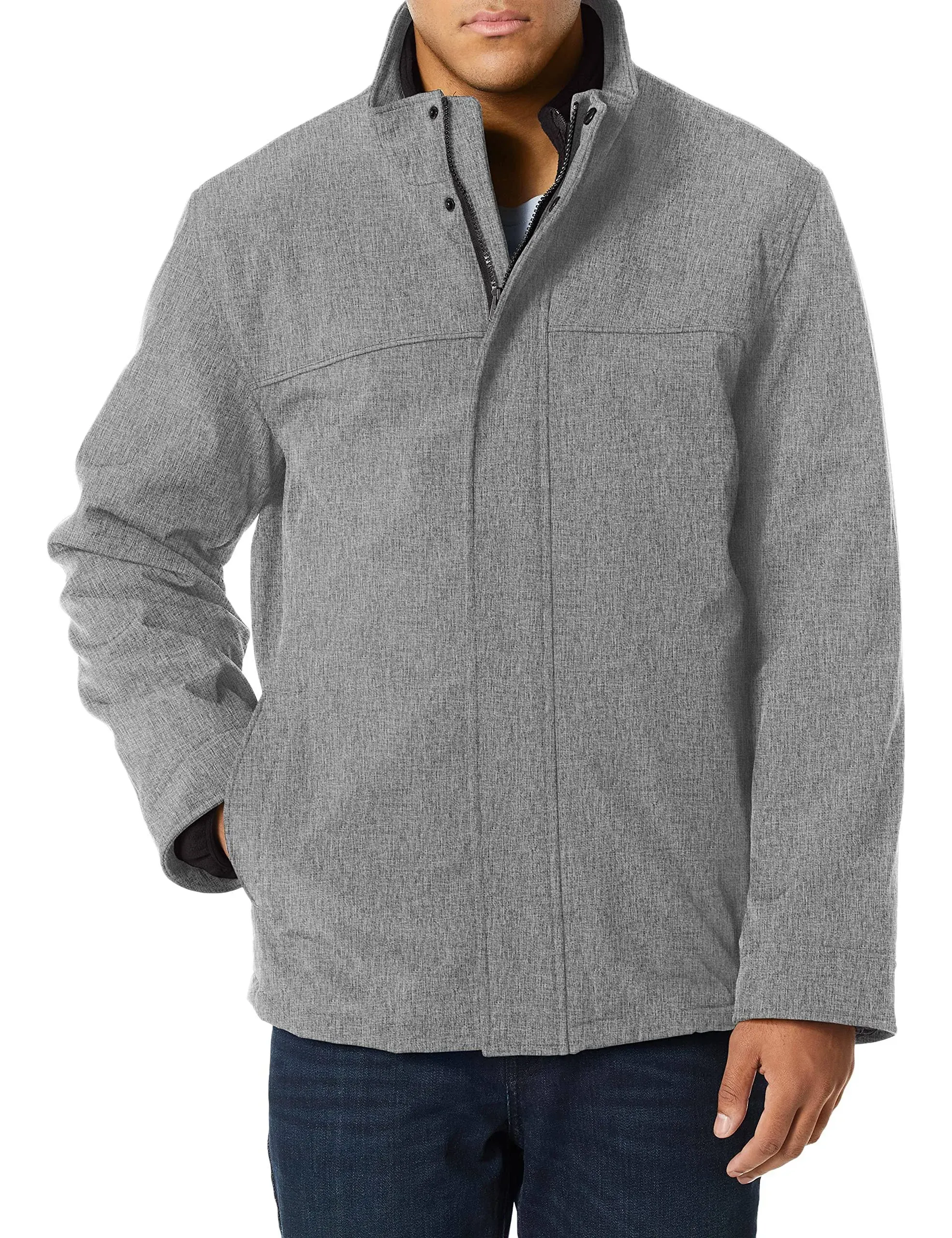 DOCKERS Men's 3-in-1 Soft Shell Systems Jacket with Fleece Liner