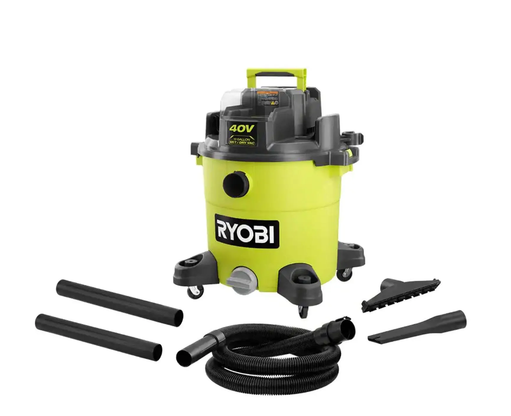 Ryobi RY40WD01B 40V 10 gal. Cordless Wet/Dry Vacuum (Tool Only)