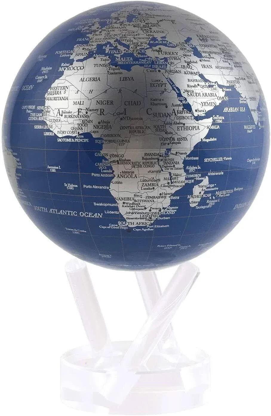 MOVA Globe Blue and Silver 4.5"