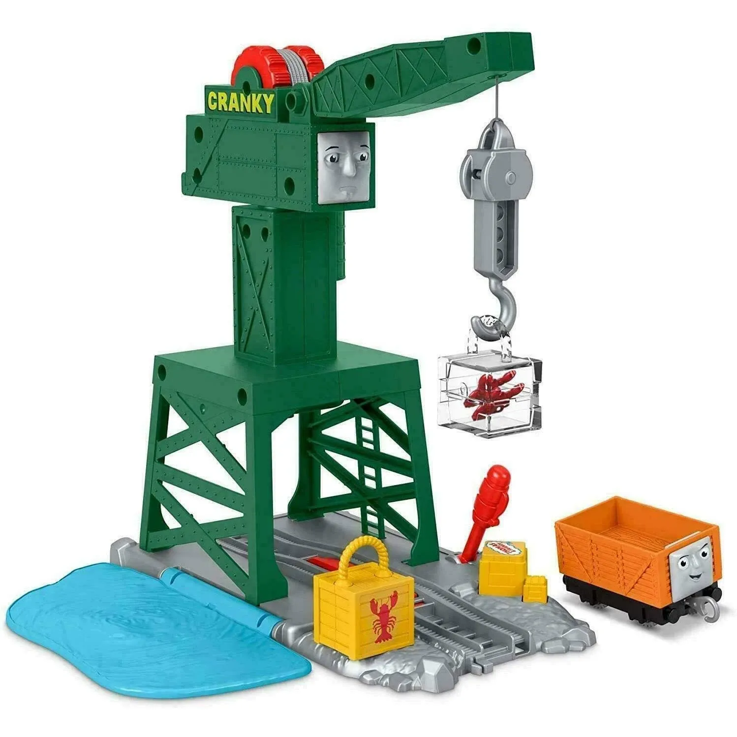 Thomas & Friends Cranky the Crane Playset for Preschool Kids Ages 3 Years and Older