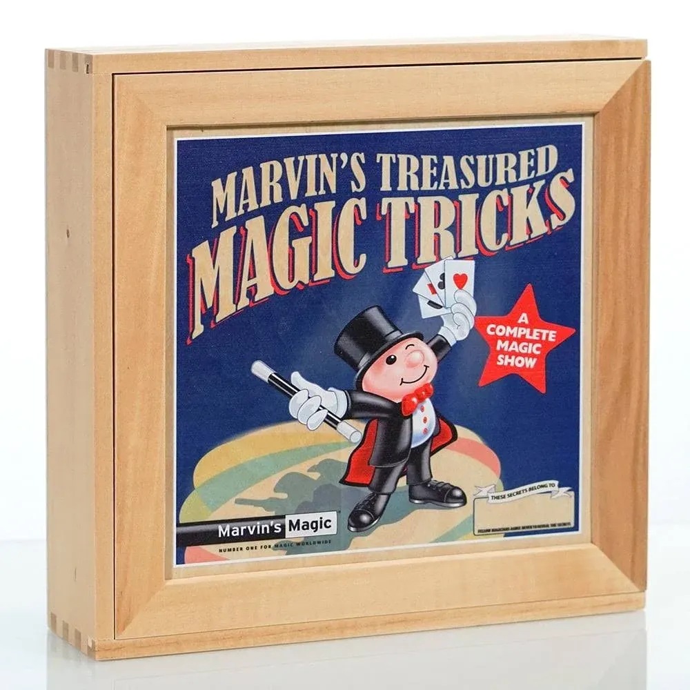 Marvin's Magic Treasured Magic Tricks Deluxe Wooden Set