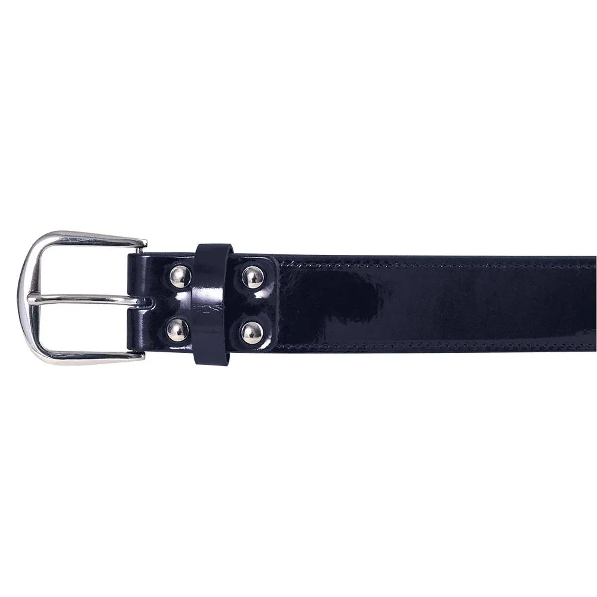 Champro Patent Leather Baseball Belt, S / Navy