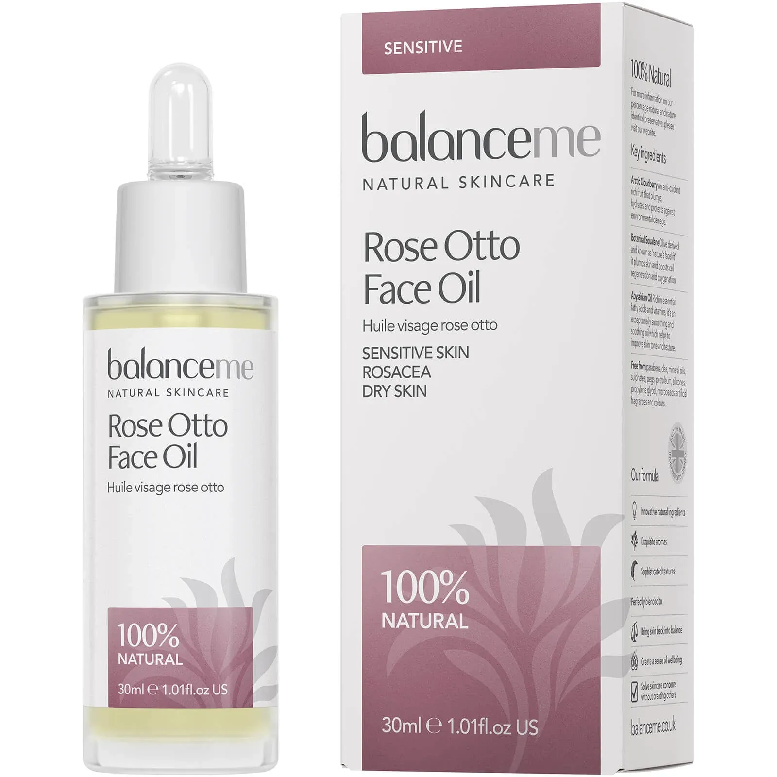 Balance Me Rose Otto Face Oil 30 ml