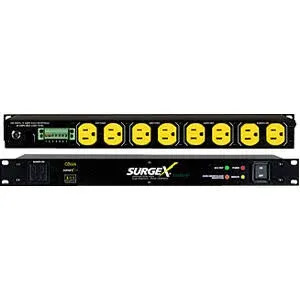 SurgeX SX-1115-RT Rack Mount Surge Eliminator - Surge Protector/Power Conditioner for Audio, Video, Security & IT - 120 Volt/15 Amp, 1U