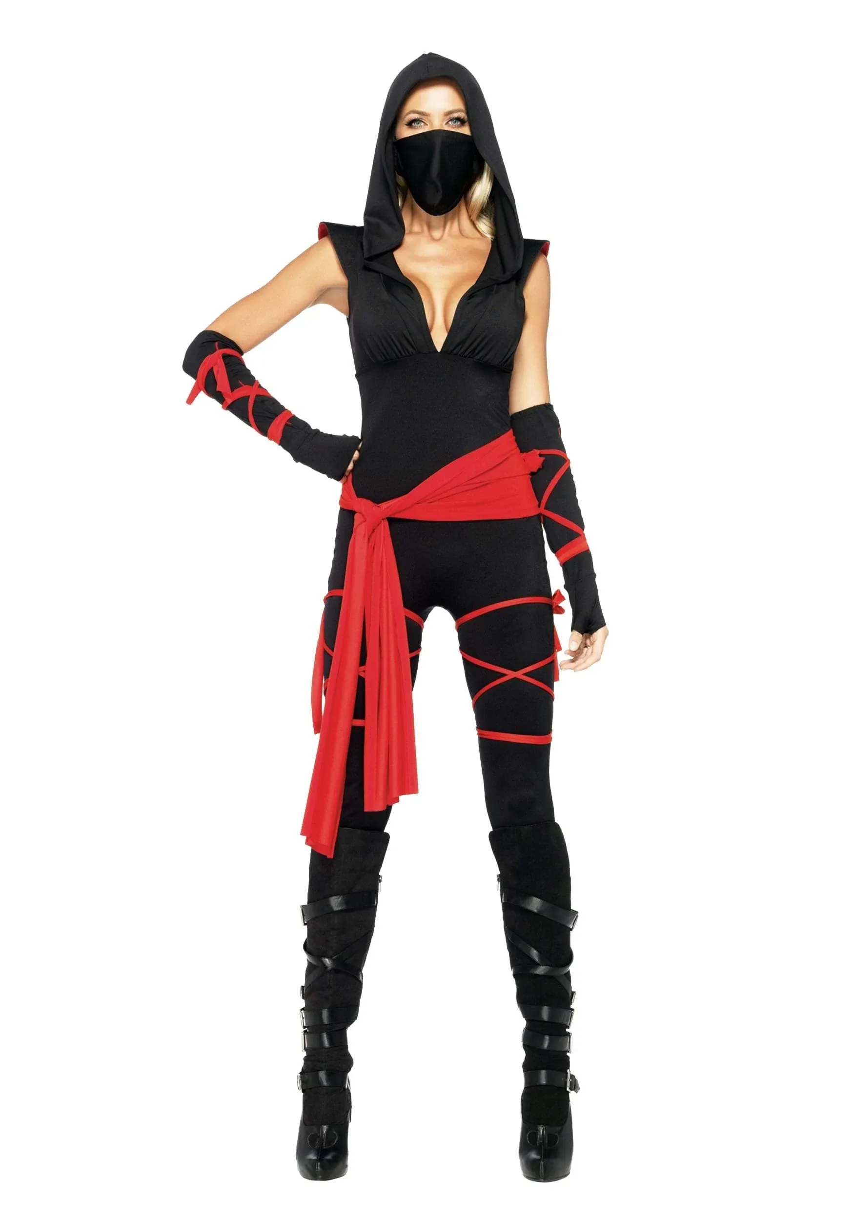 Leg Avenue Women's 4 Pc Deadly Ninja Costume