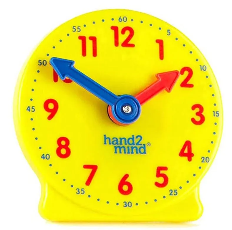 hand2mind 42836 Geared Clocks Classroom Kit (Set of 24)