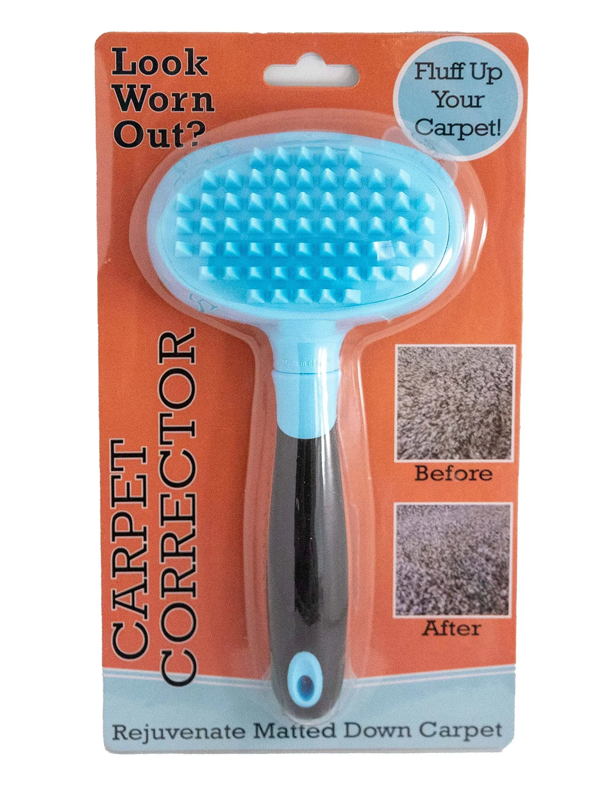 Johnny World The Carpet Corrector- Rejuvenate Matted Down Carpet! Great for Steps ...