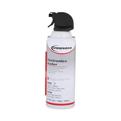 Innovera Ivr10012 Compressed Air Duster Cleaner 10 oz Can 2/Pack