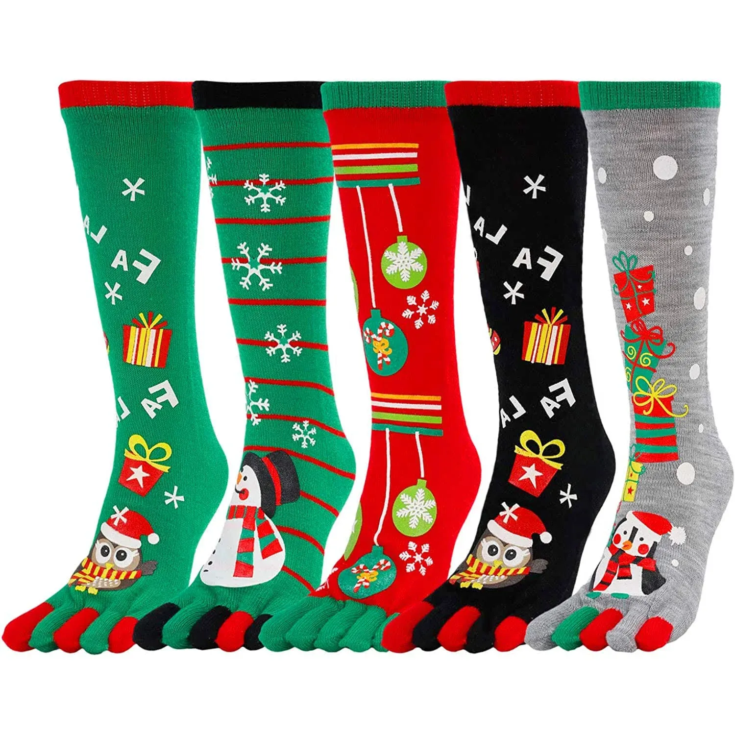 Zmart Christmas Gifts Stocking Socks For Women - Christmas Toe Socks Knee High Socks For Girl