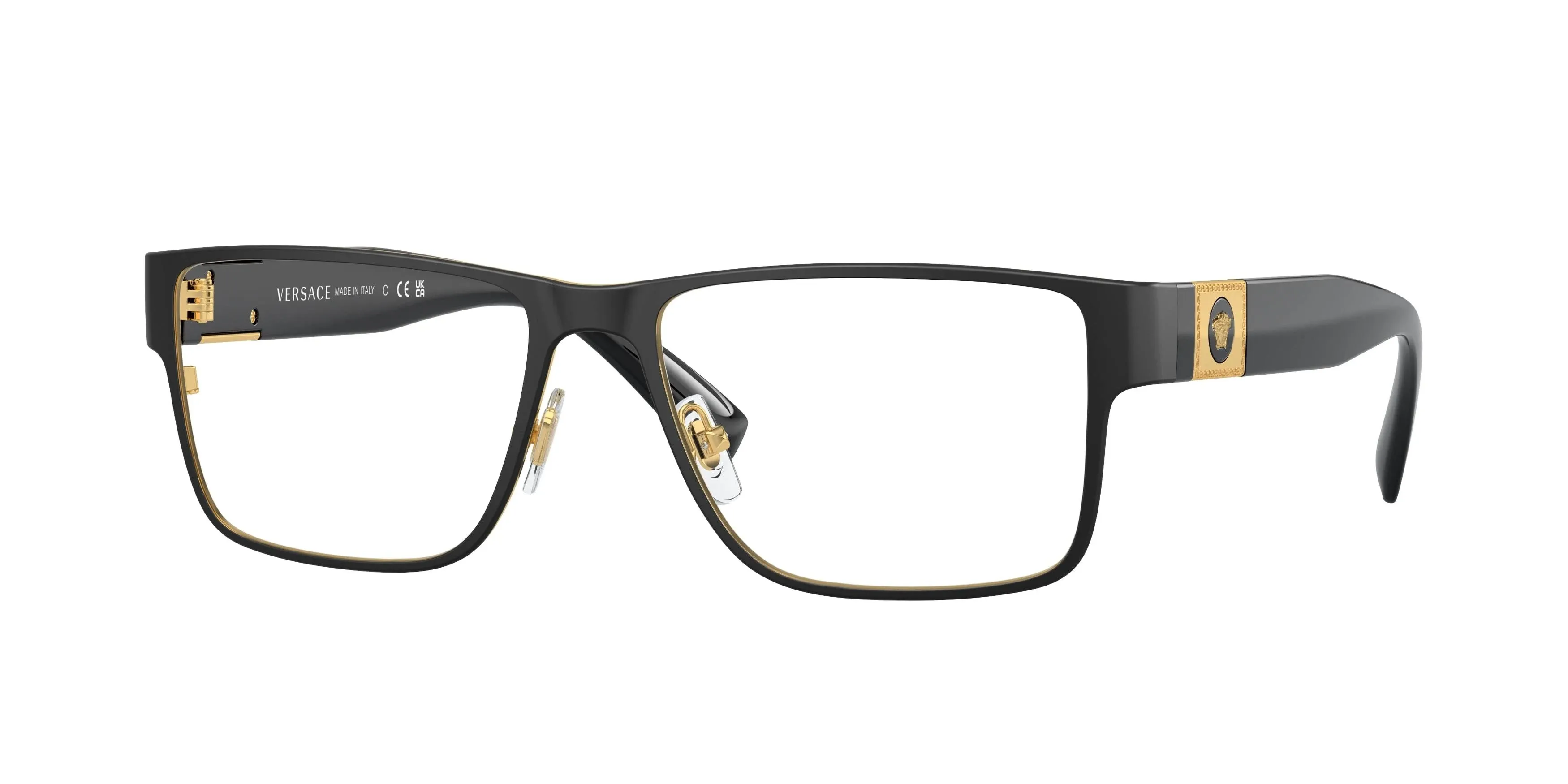 Gafas Versace VE 1274 1436 mate Blak/dorado, Negro mate/dorado