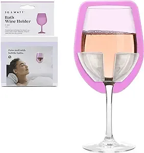 30 Watt SIPSKI Wine Holder Silicone Wall Mount Glass Holder Shower Bath Bathtub