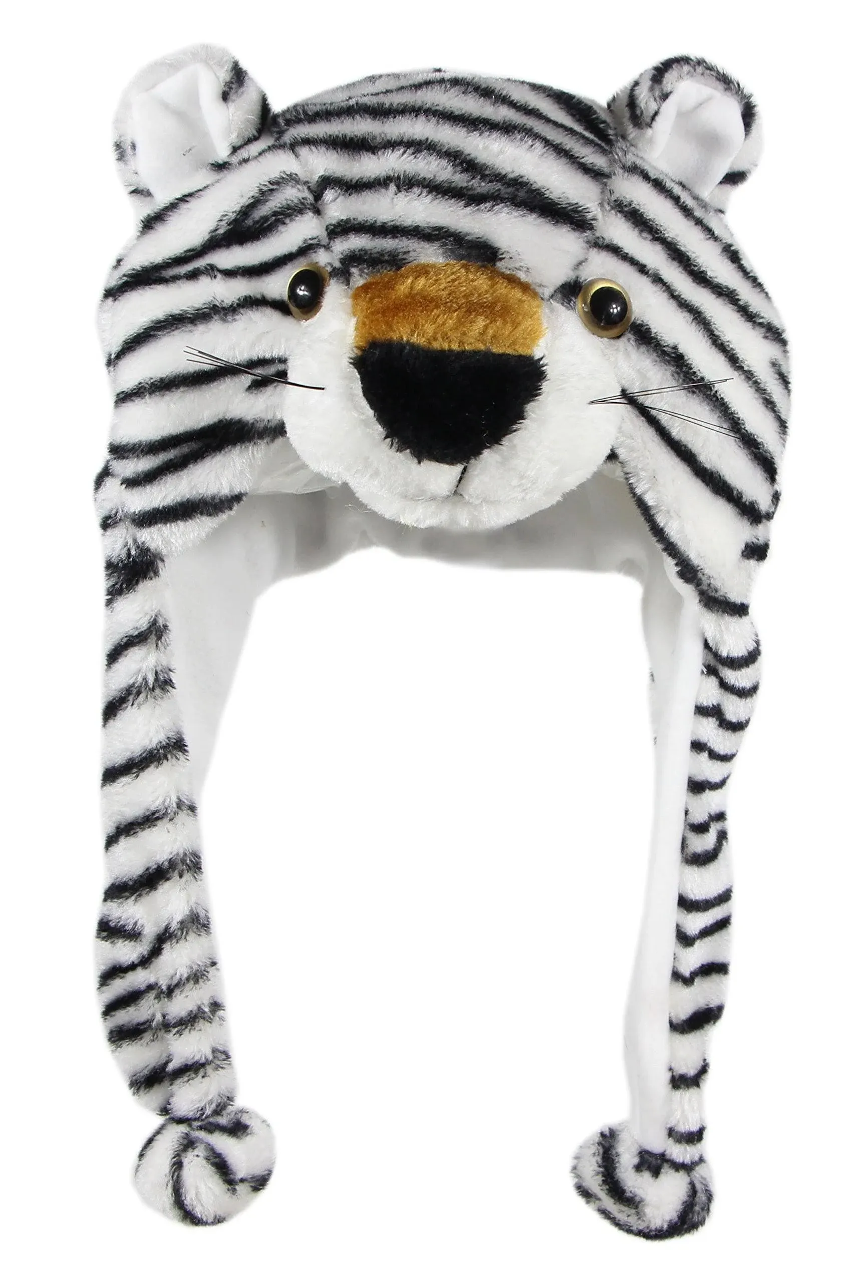 Bioterti Plush Fun Animal Hats One Size Cap Polyester with Fleece Lining