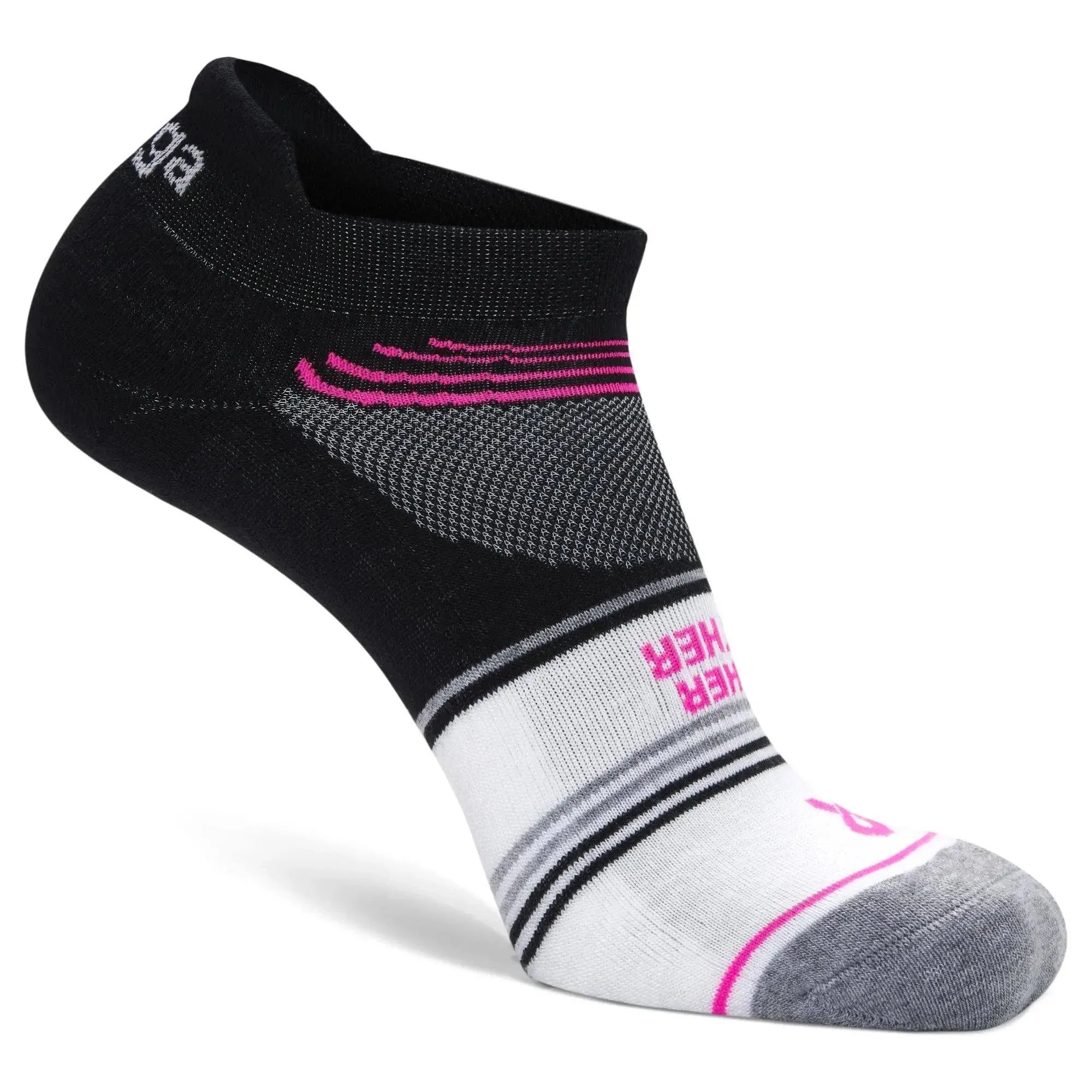 Balega Grit and Grace L , Black/White/Pink (Women's)