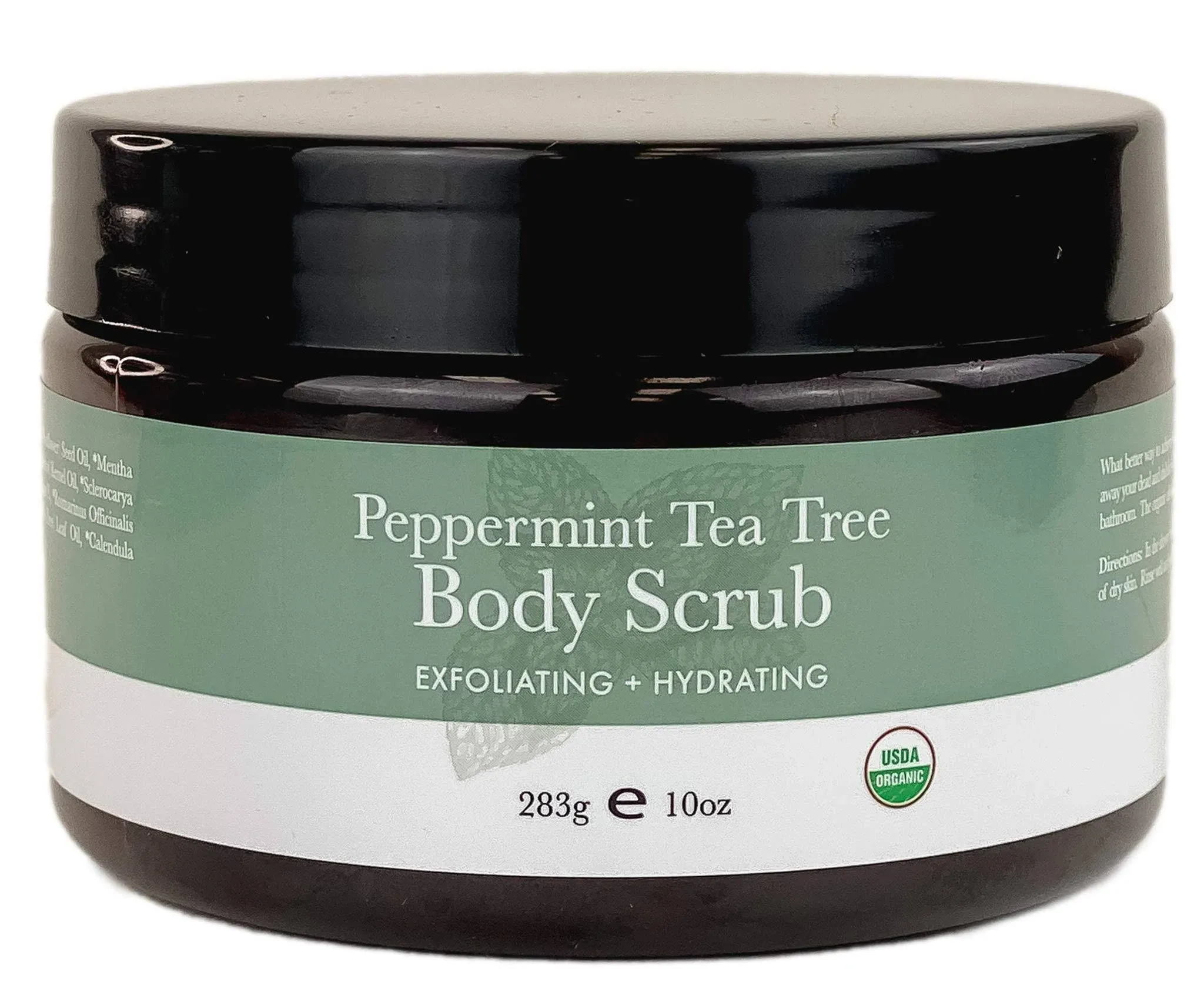 Beauty by Earth Organic Body Scrub - Peppermint Tea Tree, 10 oz.