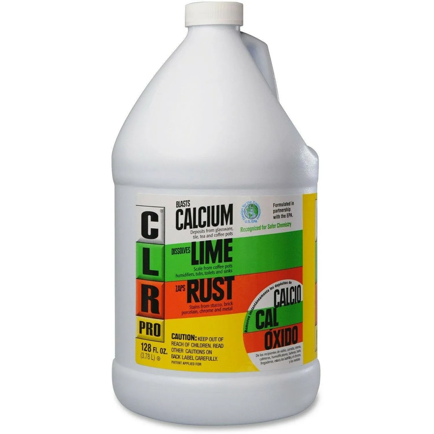 Clr Pro Calcium, Lime and Rust Remover, 1 Gal Bottle, 4/Carton