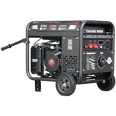 Tomahawk 15 HP Engine Driven Portable 2,000 Watt Generator with 210 Amp Stick and TIG Welder with Kit