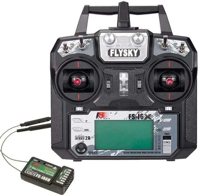 Flysky Flysky FS-i6X I6X 10CH 2.4GHz AFHDS 2A émetteur Radio RC avec Récepteur FS-iA10B pour Drone RC FPV, véhicule d'ingénierie, bateau Robot