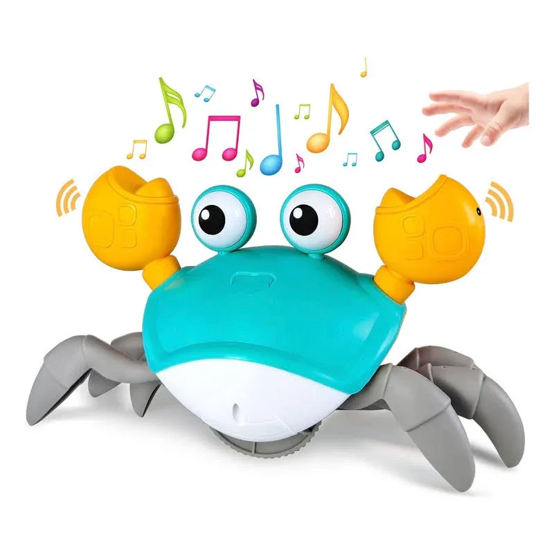 JATOTVE Baby Toys Crawling Crab Tummy Time Toy, Dancing Moving Walking Escape ...