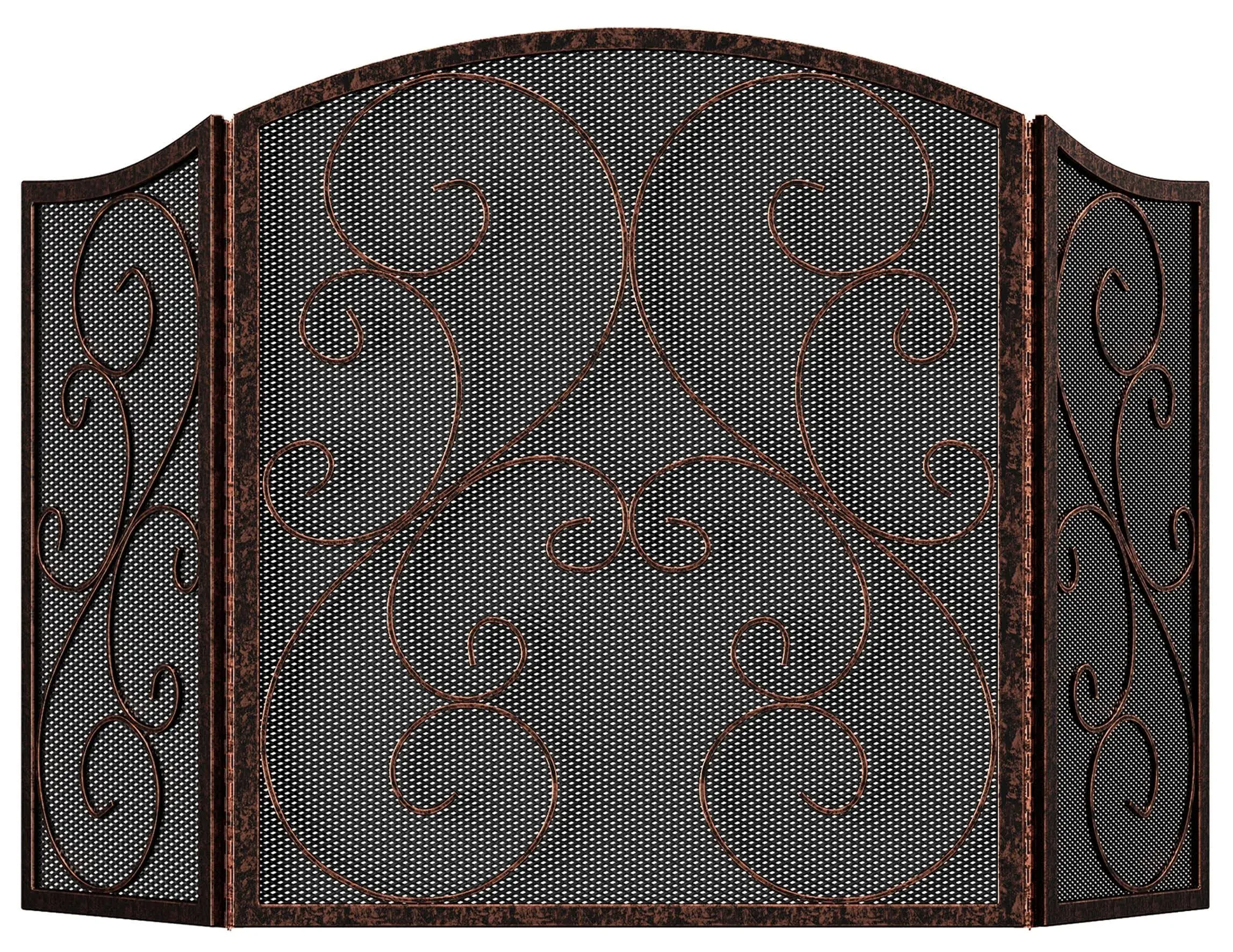 Fire Beauty 3 Panel Fireplace Screen