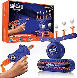 USA Toyz AstroShot Zero GS Shooting Games for Kids - Nerf Compatible Floating Ball Targets for Shooting with Foam Blaster Toy Gun, 10 Floating Ball Targets, 10 Foam Darts, and 5 Flip Shooting Targets