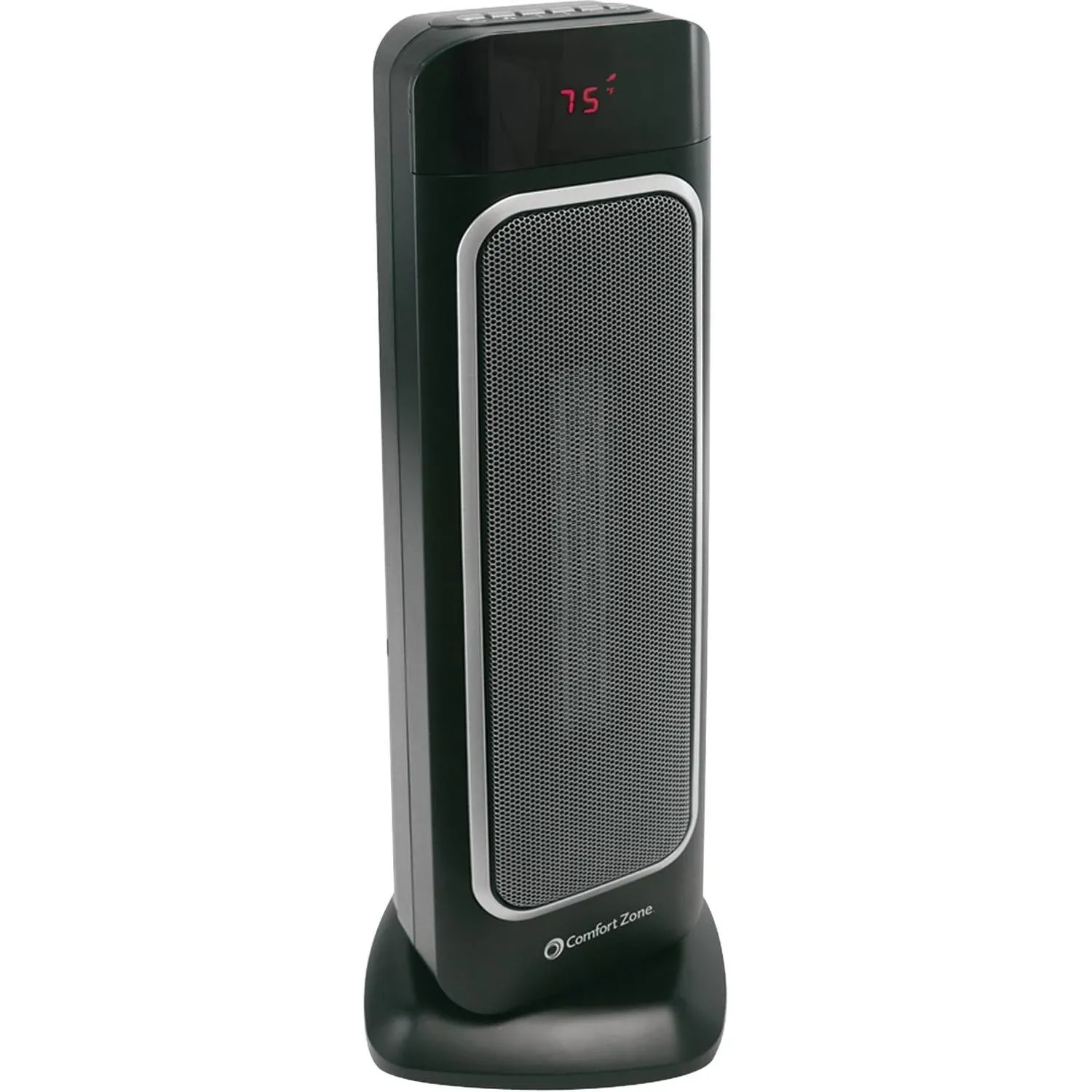 Comfort Zone CZ523RBK 23 in. Ceramic Tower Heater with Remote