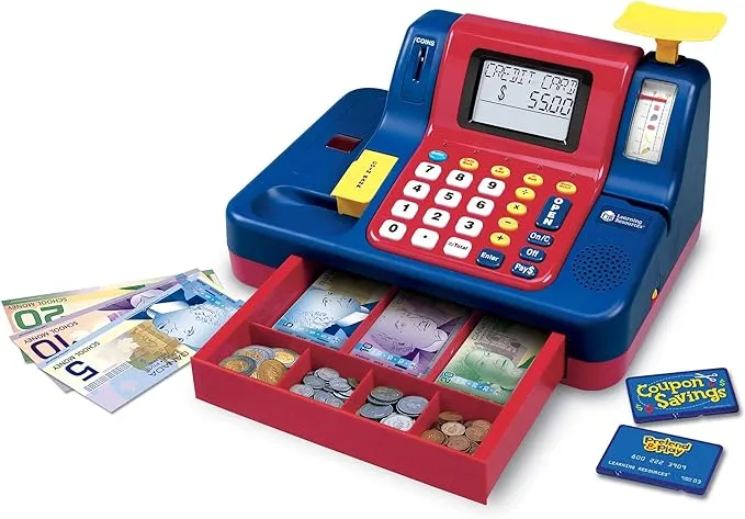 Learning Resources Pretend & Play Teaching Cash Register