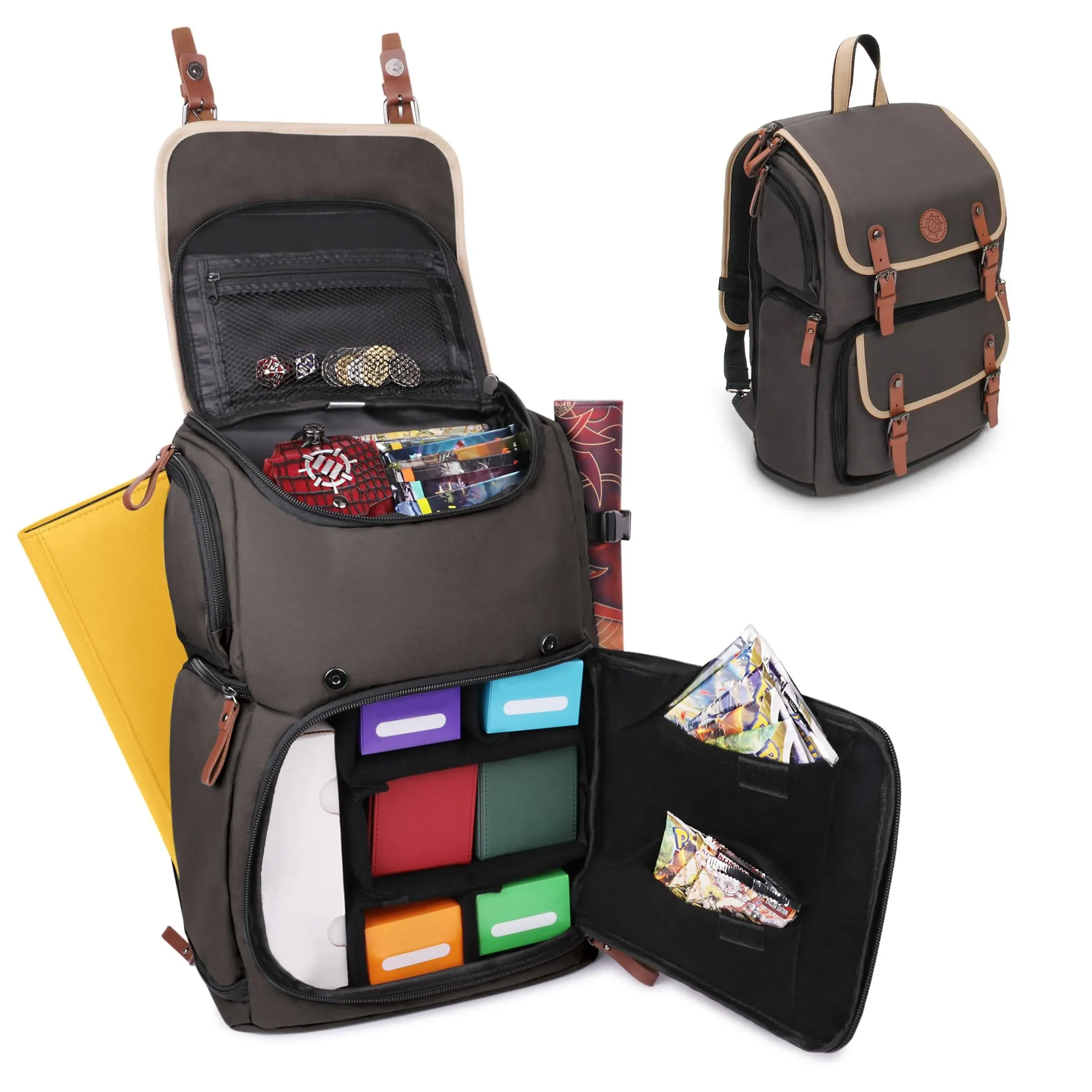 Enhance: Designer Edition Card Storage Backpack - Grey