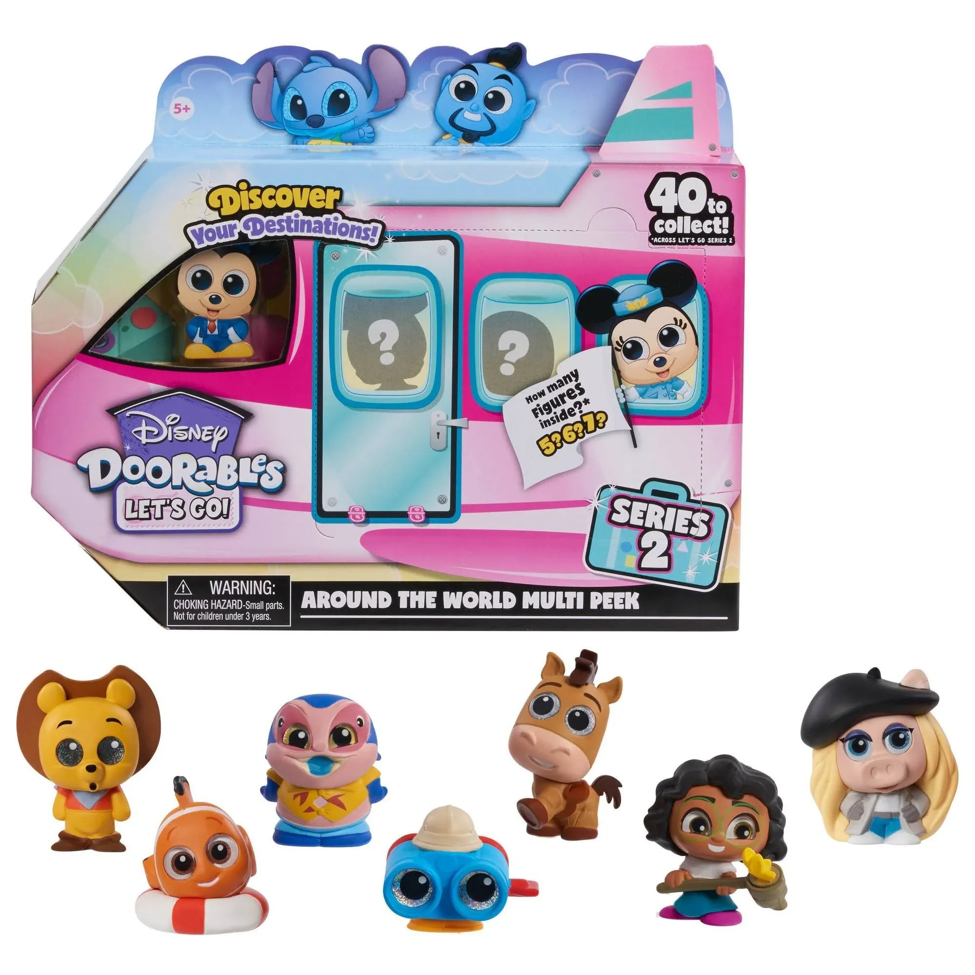 Disney Doorables Let&#039;s Go! Figure Pack Randomly Selected New With Tag