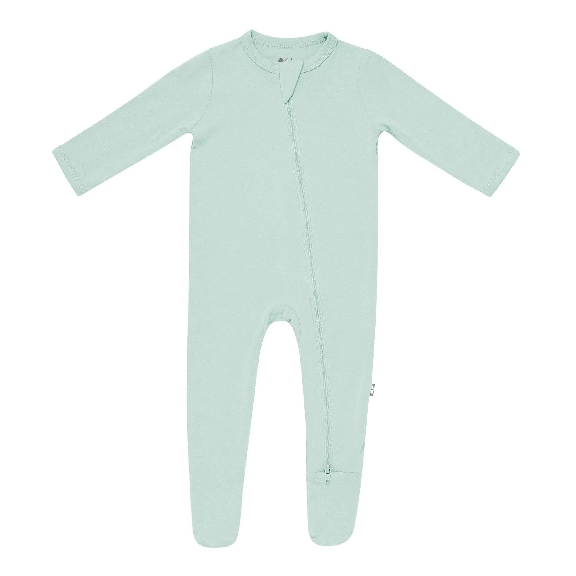 Kyte Baby Zippered Footie - Preemie Sage