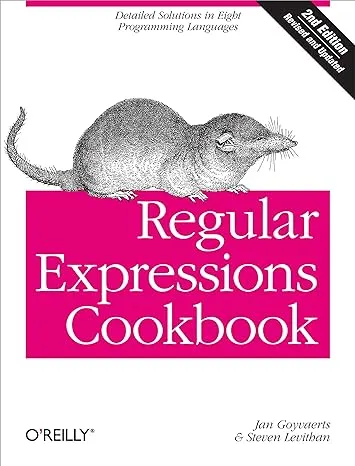 Regular Expressions Cookbook, Goyvaerts, Levithan 9781449319434 Free Shipping-,