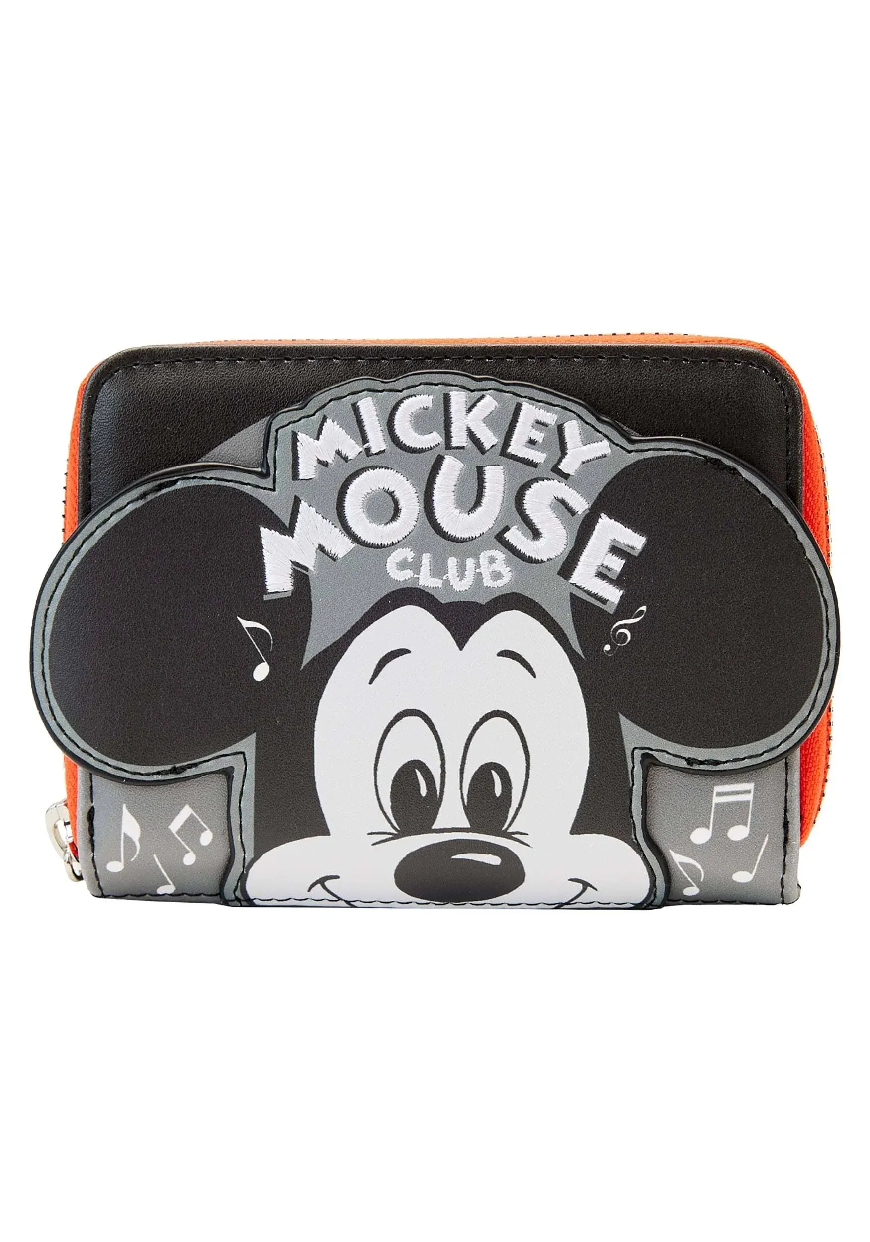 Disney 100th Mickey Mouse Club Zip Around Purse