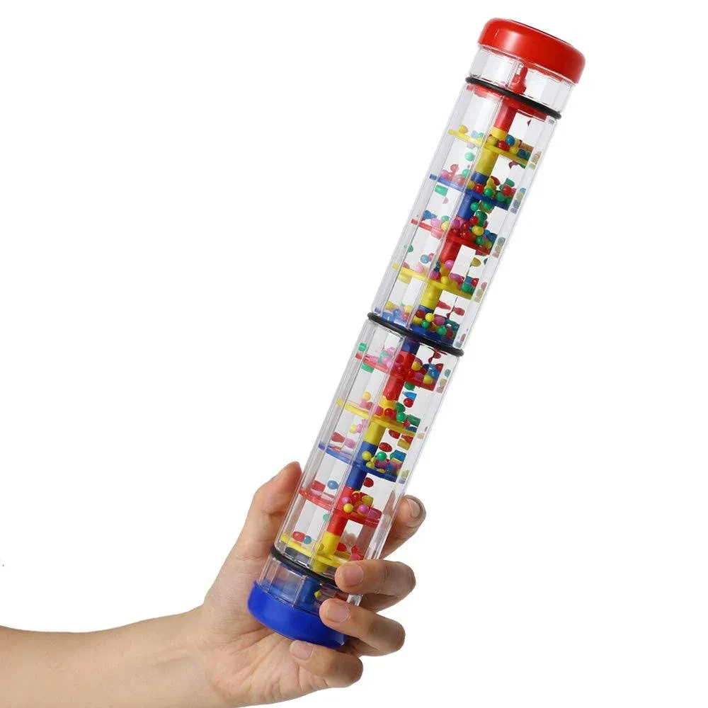 Ubblove Rainmaker 12 inch Rain Stick for Babies Rattle Tube Rain Stick Shaker ...