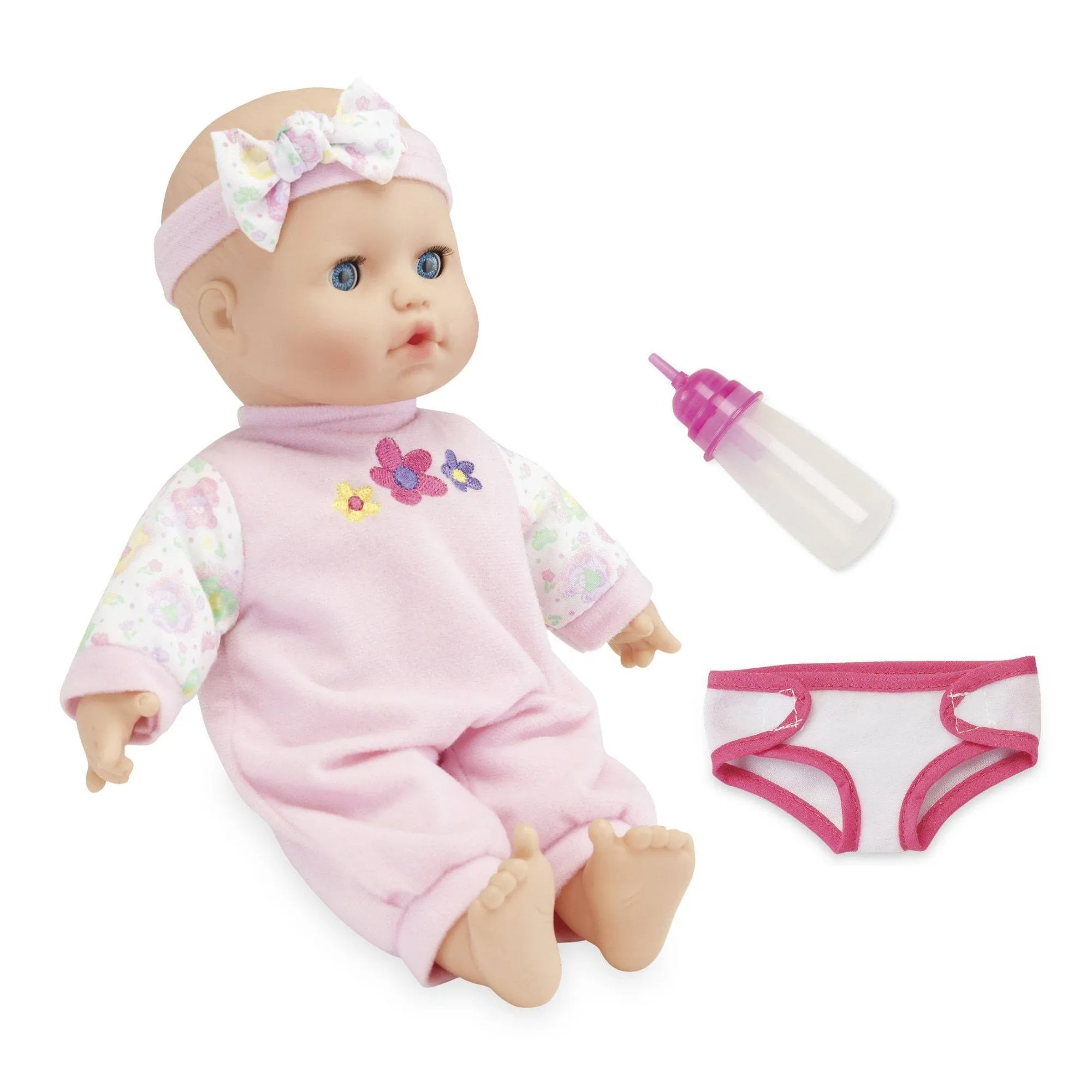 Kidoozie Sweetie Doll - Soft-Bodied 12 Inch Doll with Open and Close Eyes for Ages 12 Months and Up - Perfect for Encouraging Emotional Development and Imaginative Play!