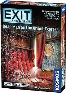 Dead Man on The Orient Express | Exit: The Game - A Kosmos Game | Family-Friendly, Card-Based at-Home Escape Room Experience for 1 to 4 Players, Ages 12+