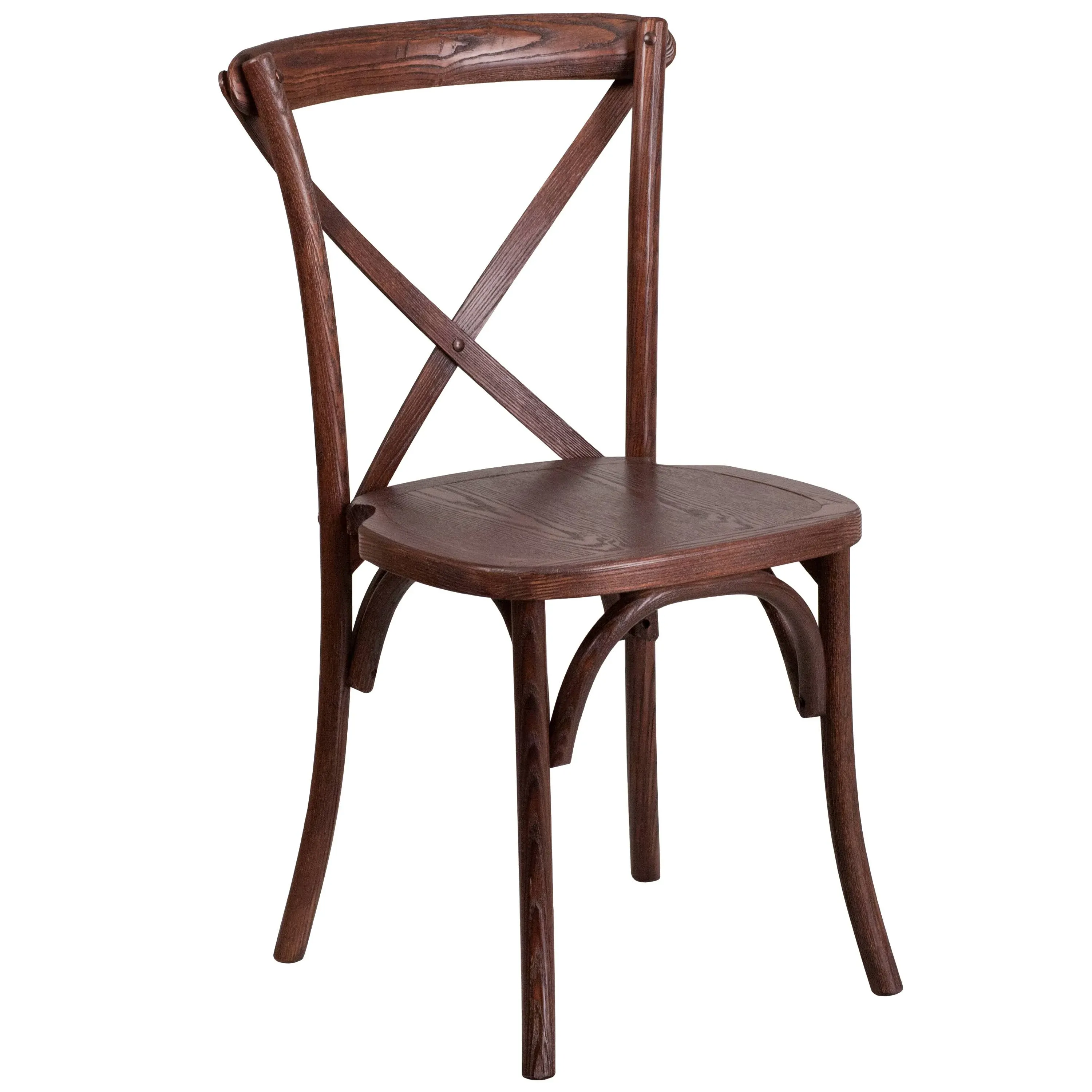 Flash Furniture HERCULES Series Mahogany Cross Back Chair