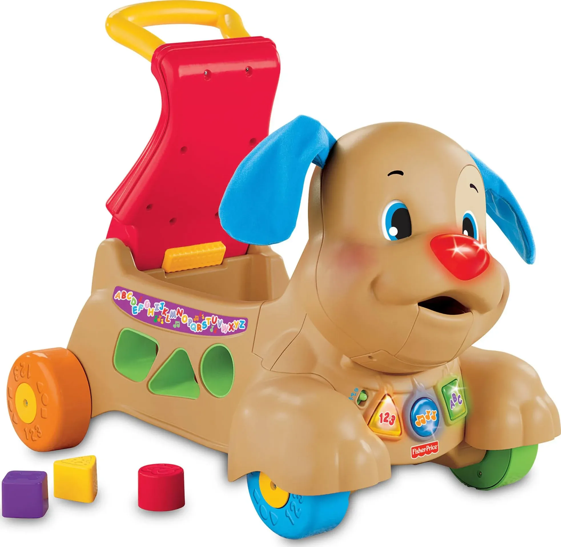 Fisher-Price Laugh &amp; Learn Stride-to-Ride Puppy ~BMG86-9997