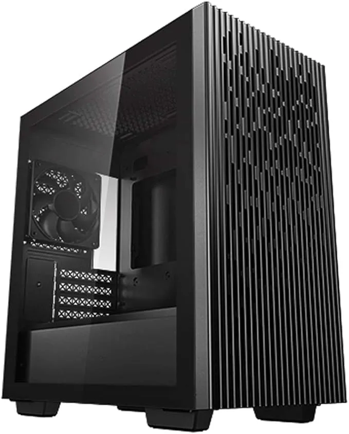 DEEPCOOL MATREXX 40 Mini-ITX/Micro-ATX Case, Mesh Top and Front, Tempered Glass Side Panel