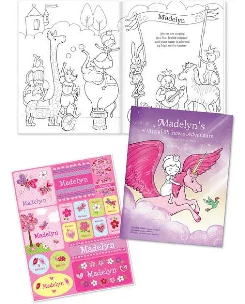 I See Me! 'My Royal Princess Adventure' Personalized Coloring Book in Girl