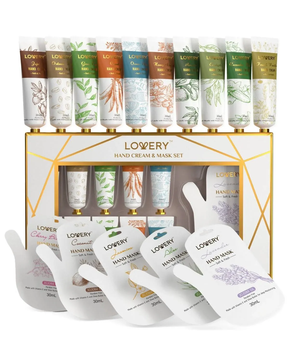 Lovery Hand Cream & Mask Gift Set Test